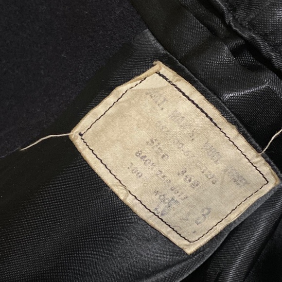 Vintage Navy Wool Peacoat - Picture 3 of 4